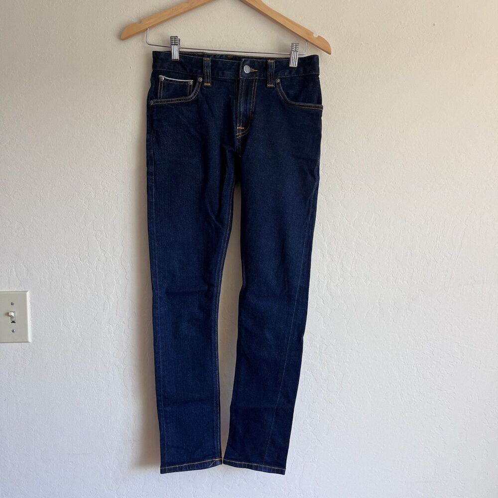 Nudie Jeans Co Women's W28 L28 Dark Wash Slim Skinny Stretch Jeans